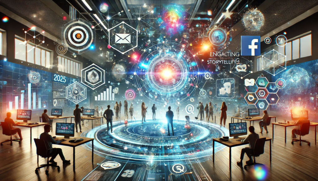 Featured an illustration of all the ways you can communicate digitally in the new age.